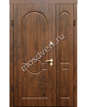 Двустворчатая дверь с отделкой МДФ с пленкой ПВХ P-43 - купить от производителя Мосдвери Двустворчатая дверь с отделкой МДФ с пленкой ПВХ P-43